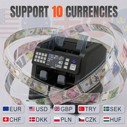 Jubula MV-600 Dual-Pocket Banknote Value Counter & Sorter