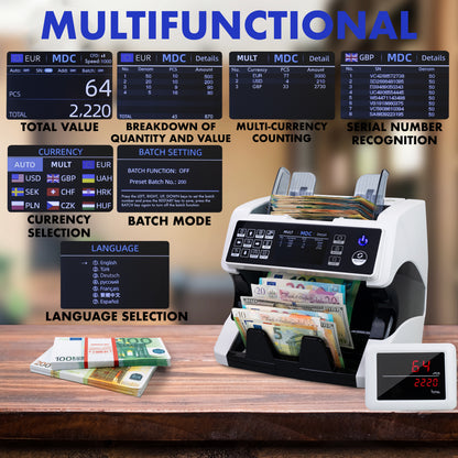 Jubula MV-500 Banknote Value Counter