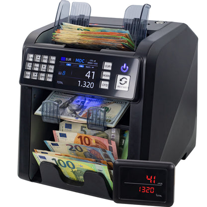 Jubula MV-600 Dual-Pocket Banknote Value Counter & Sorter
