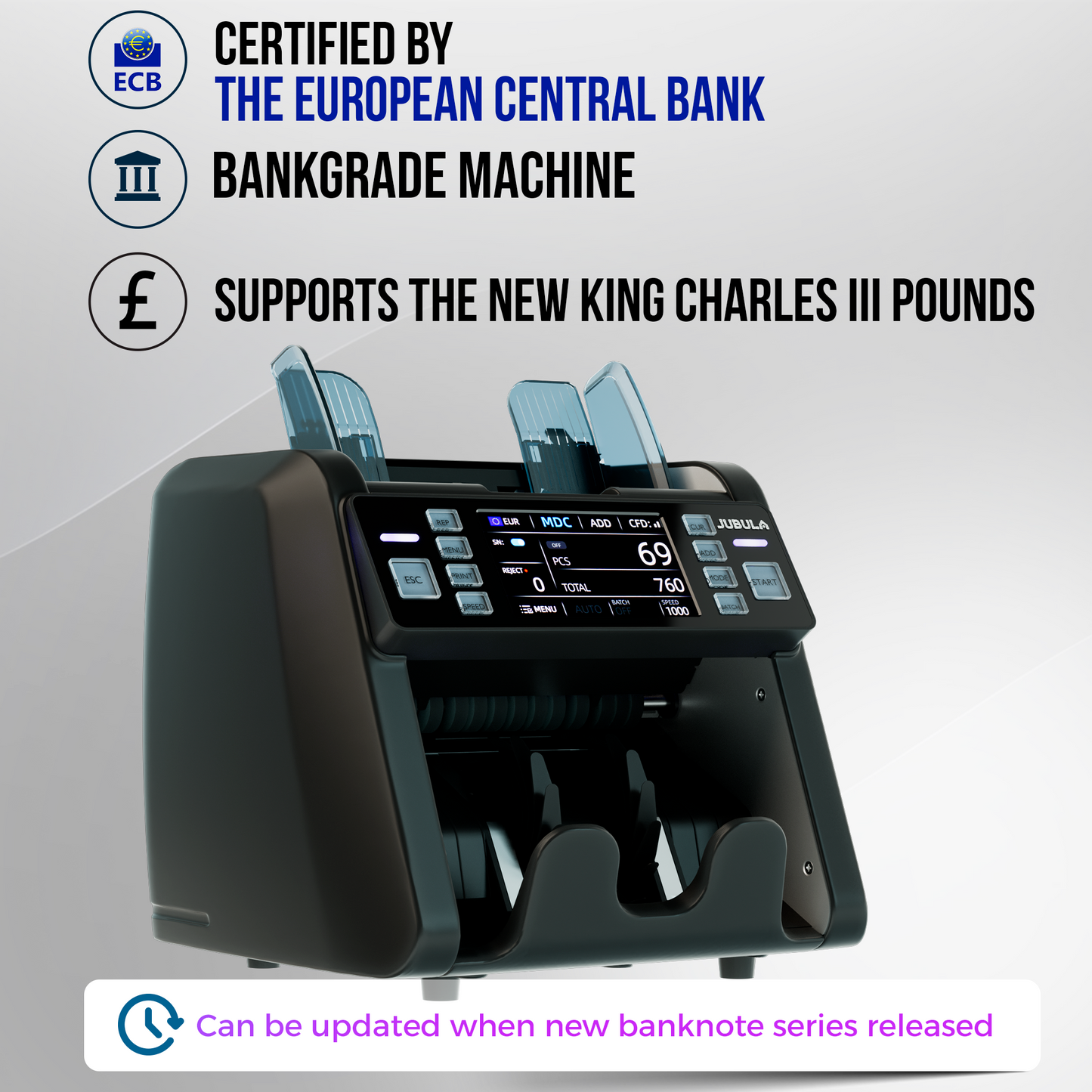 Jubula MV-550 Banknote Value Counter