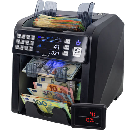 Jubula MV-600 Dual-Pocket Banknote Value Counter & Sorter