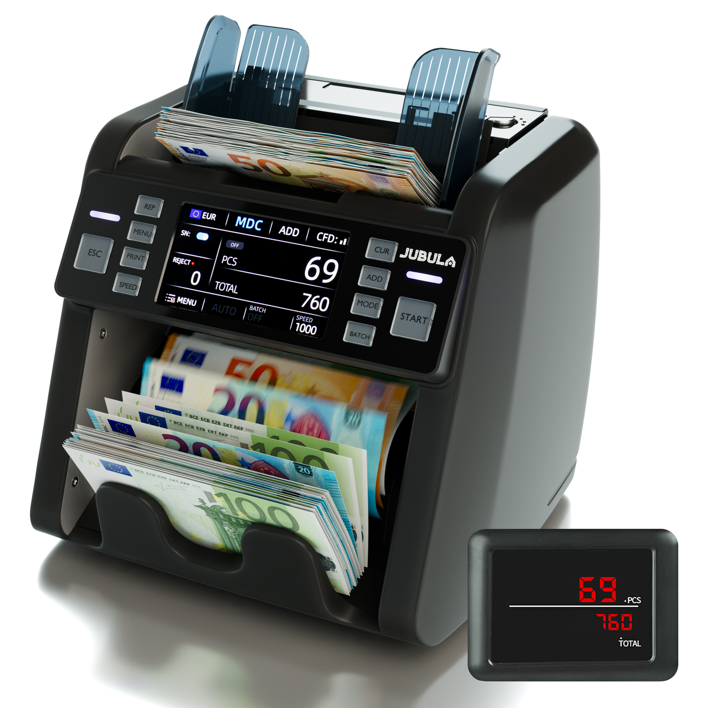 Jubula MV-550 Banknote Value Counter