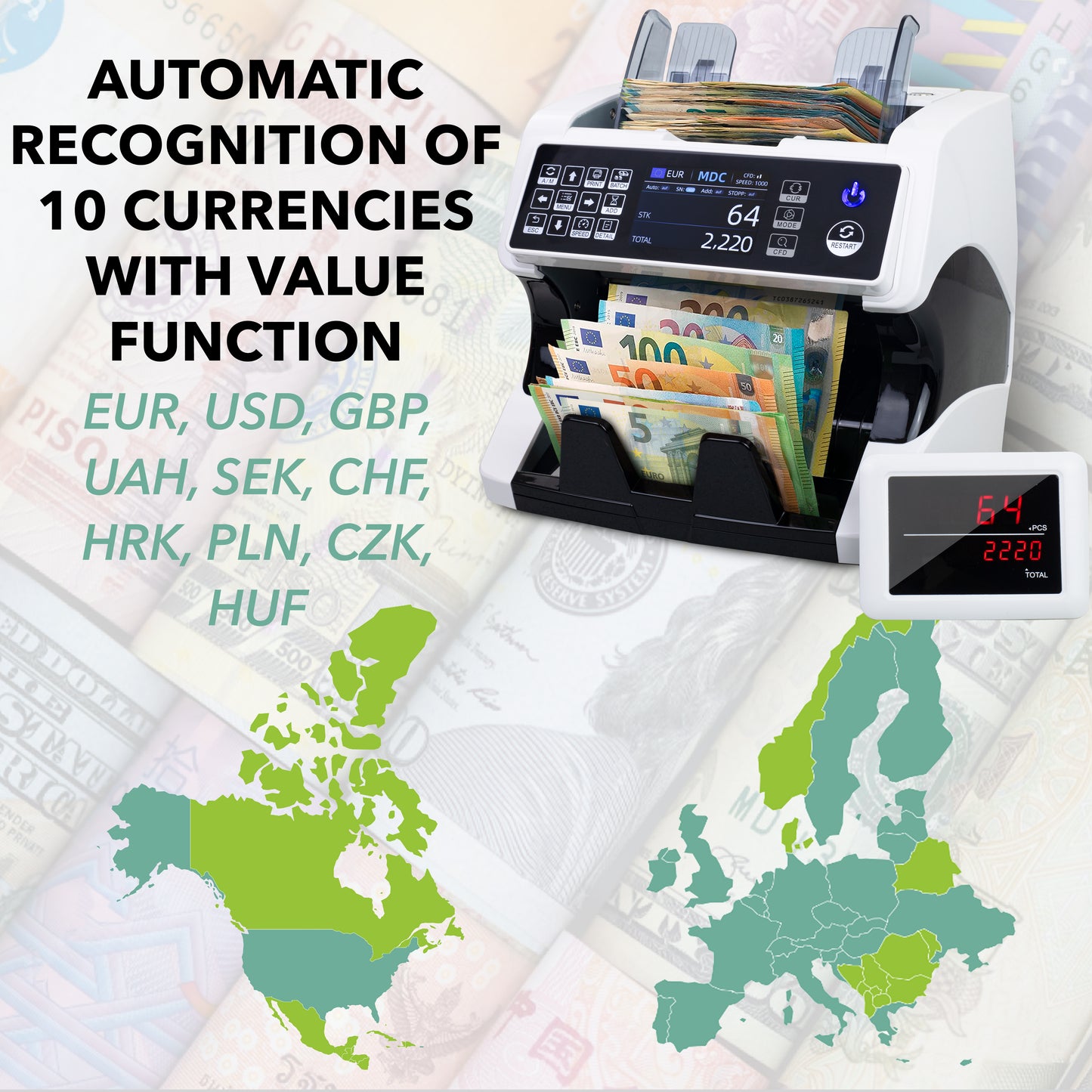 Jubula MV-500 Banknote Value Counter
